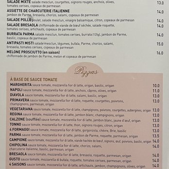 Gusto Italia - Menu - Italian Near Me - Paris, 75 Gusto Italia - Menu - Italian Near Me - Paris, 75