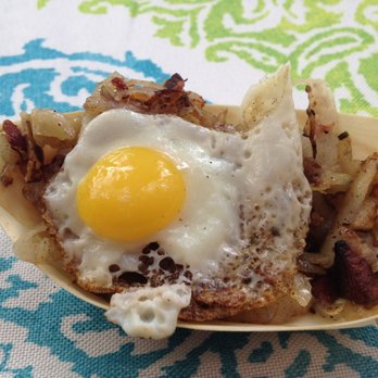 Home Place Pastures - Corned beef hash with quail egg from Madison & David Brunswick Farm, Senatobia - Farmers Market Near Me - Como, Mississippi Home Place Pastures - Corned beef hash with quail egg from Madison & David Brunswick Farm, Senatobia - Farmers Market Near Me - Como, Mississippi