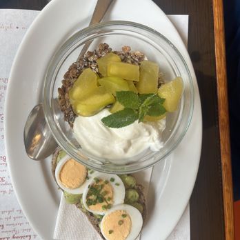 Café Louvre - Combo with Avocado Toast, Yogurt with Granola - Cafes Near Me - Prague, Puerto Rico