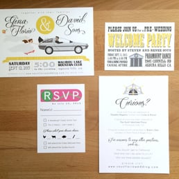 Our wedding invitation suite
