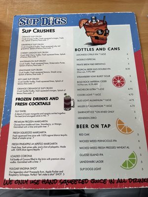 Menu photo 1 Sup Dogs Greenville, NC Menu photo 1 Sup Dogs Greenville, NC