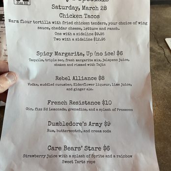 Fizz ed - specials - New American Near Me - Boone, North Carolina