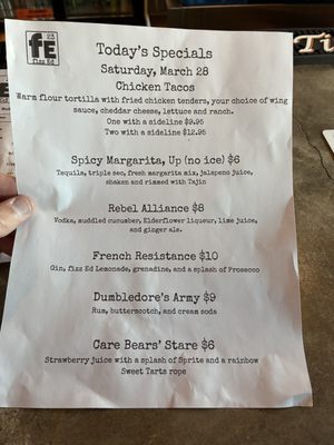 Menu photo 1 Fizz ed Boone, NC