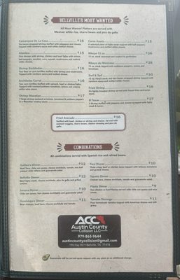 Menu photo 5 Galileo's Mexican Restaurant Bellville, TX Menu photo 5 Galileo's Mexican Restaurant Bellville, TX