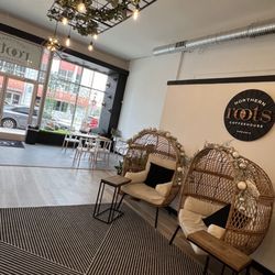 Northern Roots Coffeehouse - Super cute seating options!