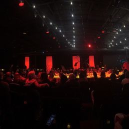 The floor and musical set up The floor and musical set up
