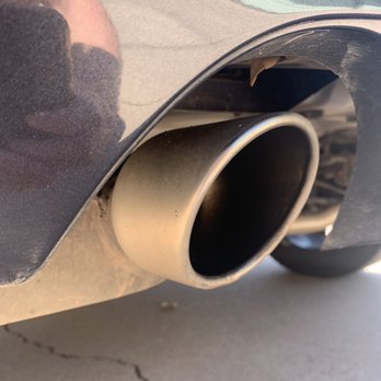 Kenyon Auto Cosmetics - Unpolished exhaust tips - Auto Detailing Near Me - Phoenix, Arizona