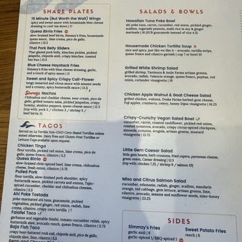 Simmzy's - Menu - American Near Me - Manhattan Beach, California