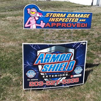 Armor Shield Exteriors - Armor Shield sign - Roofing Near Me - Oakville, Connecticut Armor Shield Exteriors - Armor Shield sign - Roofing Near Me - Oakville, Connecticut