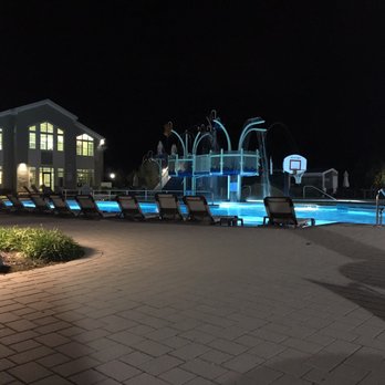 The Colonies at Williamsburg - The pool area at night. - Resorts Near Me - Williamsburg, Virginia The Colonies at Williamsburg - The pool area at night. - Resorts Near Me - Williamsburg, Virginia