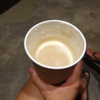 The Night Owl - Half-finished caramel latte (delicious)! - Coffee & Tea Near Me - Fullerton, California