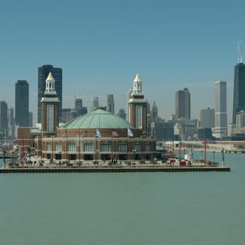 Navy Pier - The Pier from the lake - Landmarks & Historical Buildings Near Me - Chicago, Illinois