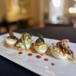 Mansion Restaurant and Library Bar - Devided Egg Flight