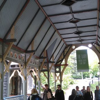 Central Park Conservancy - covered walkway in Dairy Visitor Center - Parks Near Me - New York, New York
