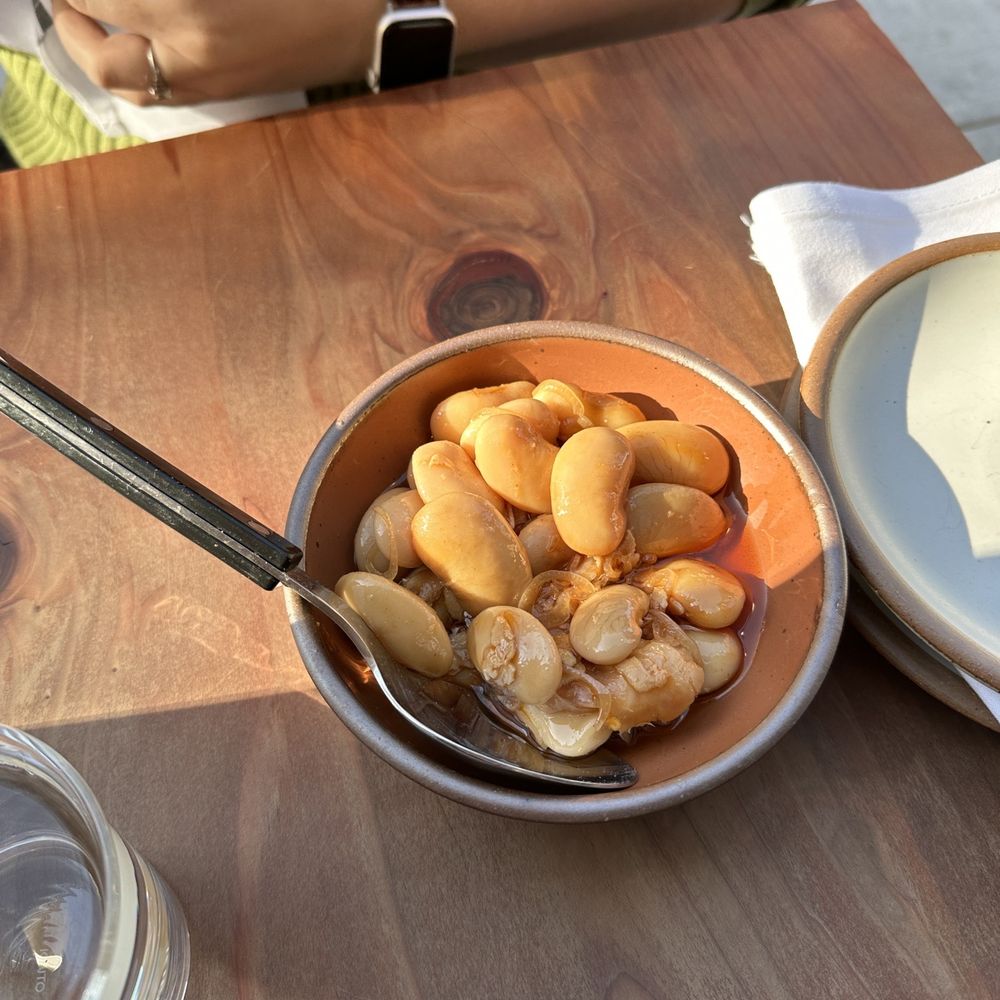 Bar Gemini - Gigante beans! Amazing texture, nice bright acidic umami flavor - Wine Bars Near Me - San Francisco, California