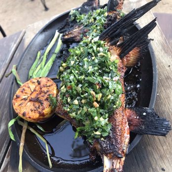 La Lucha - Grilled snapper collar! - Seafood Near Me - Houston, Texas