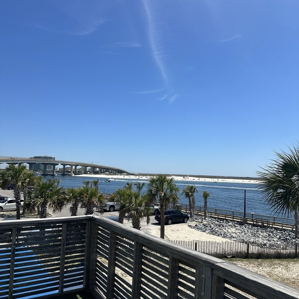 The Gulf - Upstairs view - Burgers Near Me - Orange Beach, Alabama The Gulf - Upstairs view - Burgers Near Me - Orange Beach, Alabama
