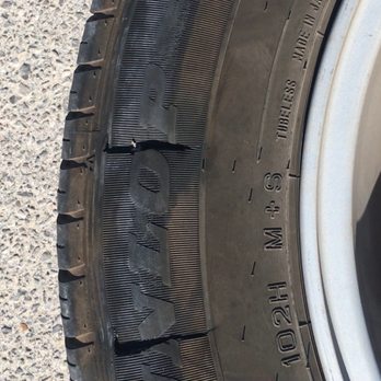 John Lee Nissan - There was four vertical sashes on the inner tire wall of this tire. - Car Dealers Near Me - Panama City, Florida