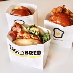 Eggbred - Ben Franklin, Scramble Me Softly, Country Fried Chicken @foodforfoodbabies