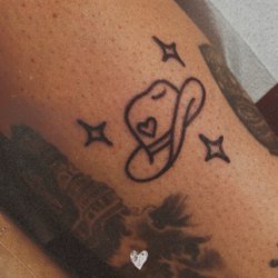 Adventure Tattoo - Cowgirl hat & some razzle dazzle because I am a country girl to my core but forever that girl