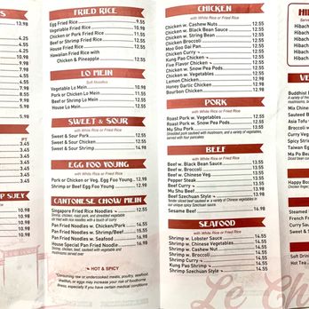 Le China - Menu - September 2022 - Chinese Near Me - Celebration, Florida