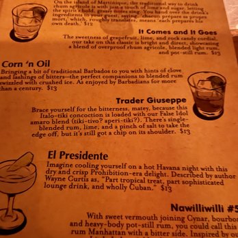 False Idol - Menu Jan 2023 - Cocktail Bars Near Me - San Diego, California False Idol - Menu Jan 2023 - Cocktail Bars Near Me - San Diego, California