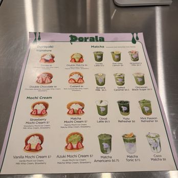Dorala - Menu - Desserts Near Me - Los Angeles, California Dorala - Menu - Desserts Near Me - Los Angeles, California