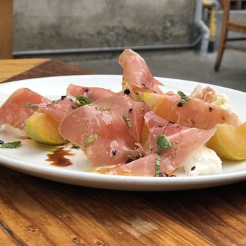 Foreign Cinema - Mozzarella and prosciutto - Breakfast & Brunch Near Me - San Francisco, California Foreign Cinema - Mozzarella and prosciutto - Breakfast & Brunch Near Me - San Francisco, California