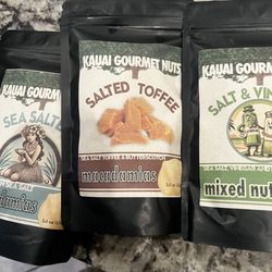 Kauai Gourmet Nuts - Bags o' nuts from Kauai Gourmet Nuts!