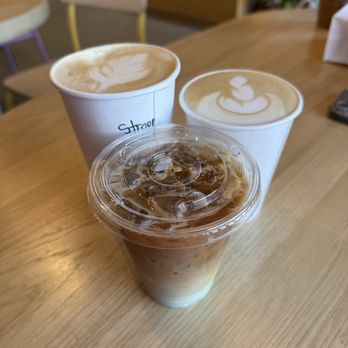 Steady Hand Cafe & Collective - Iced Paja Blast, stroop waffle and cereal milk hot lattes. - Coffee & Tea Near Me - Bradley Beach, New Jersey