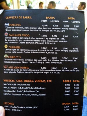 Menu photo 6 Oh! Mandril Madrid, M Menu photo 6 Oh! Mandril Madrid, M