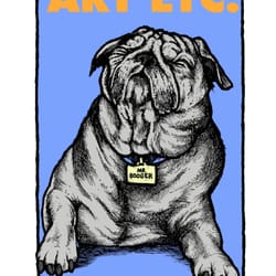 Art Etc - Mister Booger is our new logo dog!