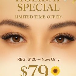 Princess Lash - Walnut - Hoilday Special Sunflower set $79 Valid for Walnut location ONLY