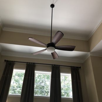 Arc Angel Electric - Completed high ceiling fan install! - Electricians Near Me - Cumming, Georgia