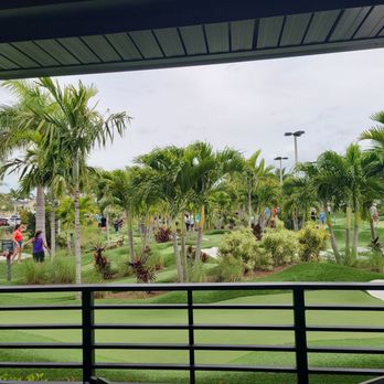 PopStroke - View from the bar/restaurant - Mini Golf Near Me - Fort Myers, Florida PopStroke - View from the bar/restaurant - Mini Golf Near Me - Fort Myers, Florida