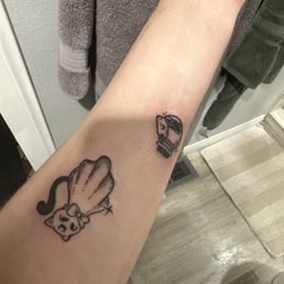 Cat Tattoo & Potion Tattoo