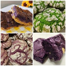 LemdaddyZ Kitchen - Ube and pandan desserts