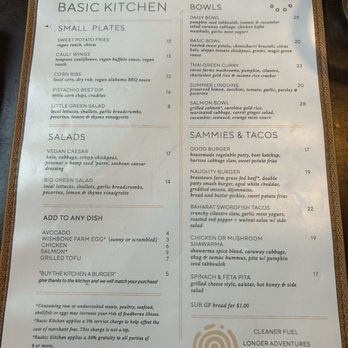 Basic Kitchen - Menu - New American Near Me - Charleston, South Carolina Basic Kitchen - Menu - New American Near Me - Charleston, South Carolina