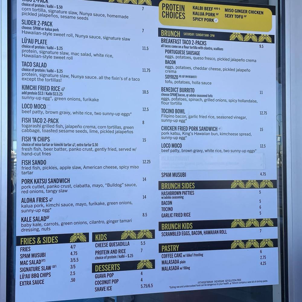 Marination Ma Kai - Menu - Korean Near Me - Seattle, Washington Marination Ma Kai - Menu - Korean Near Me - Seattle, Washington