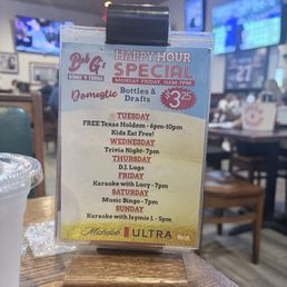 Events and specials Events and specials