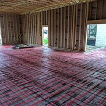 Aaron's Heating & Air Conditioning - Radiant Floor in a newly Constructed Garage - Heating & Air Conditioning/HVAC Near Me - Corning, New York Aaron's Heating & Air Conditioning - Radiant Floor in a newly Constructed Garage - Heating & Air Conditioning/HVAC Near Me - Corning, New York