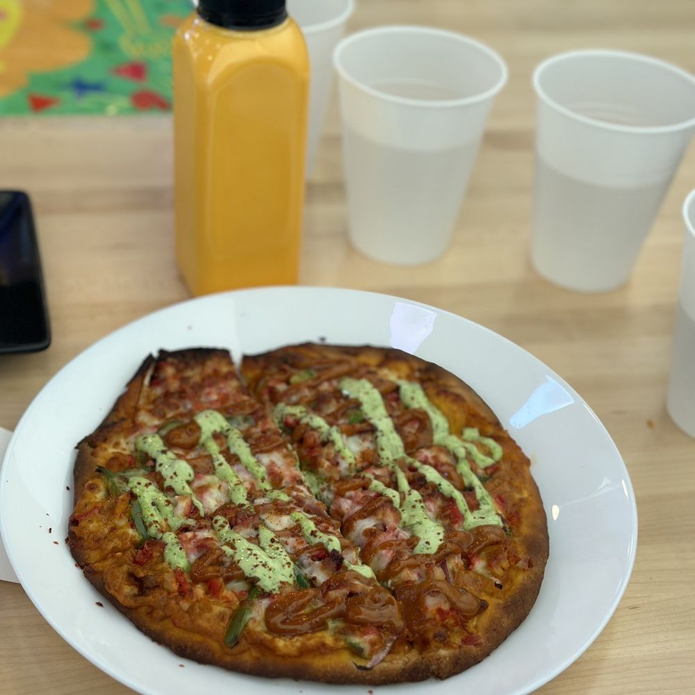 Moti Cafe - Chicken Tikka Pizza - Indian Near Me - Glenview, Illinois Moti Cafe - Chicken Tikka Pizza - Indian Near Me - Glenview, Illinois