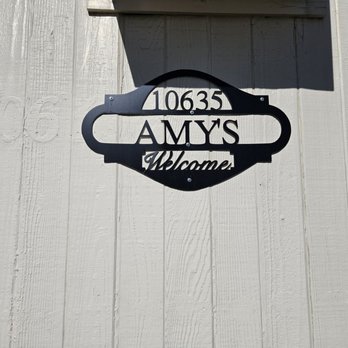 Amy's Cafe - small sign on wall - Diners Near Me - Riverside, California