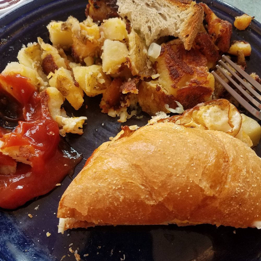 The Pantry - Egg Sandwich with a side of Home Fries - Breakfast & Brunch Near Me - New Haven, Connecticut The Pantry - Egg Sandwich with a side of Home Fries - Breakfast & Brunch Near Me - New Haven, Connecticut