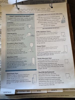 Menu photo 3 Stir Knoxville, TN