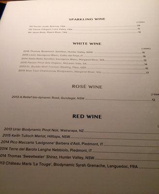 Menu photo 2 Zephyr Bar Sydney, NSW Menu photo 2 Zephyr Bar Sydney, NSW