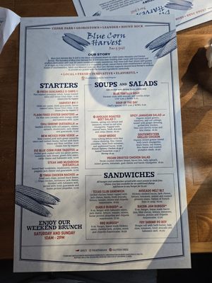 Menu photo 1 Blue Corn Harvest Bar & Grill Round Rock, TX Menu photo 1 Blue Corn Harvest Bar & Grill Round Rock, TX