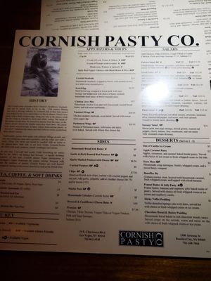 Menu photo 6 Cornish Pasty Las Vegas, NV Menu photo 6 Cornish Pasty Las Vegas, NV