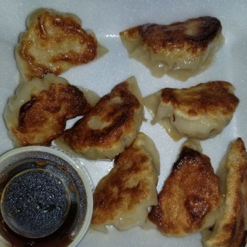 Little Dumpling - Potstickers with sauce - Chinese Near Me - Las Vegas, Nevada