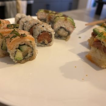 Matsumotto Sushi & Grill - Cyclone roll, new style salmon roll, spicy tuna roll, crispy spicy tuna appetizer - Japanese Near Me - Denver, Colorado Matsumotto Sushi & Grill - Cyclone roll, new style salmon roll, spicy tuna roll, crispy spicy tuna appetizer - Japanese Near Me - Denver, Colorado